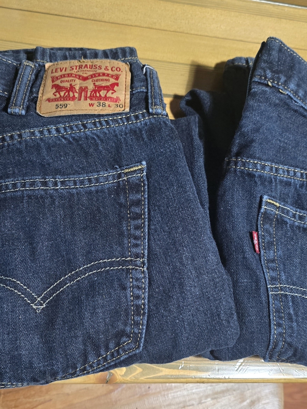 Levi's Men's Indigo Relaxed Fit Jeans 2 Pairs